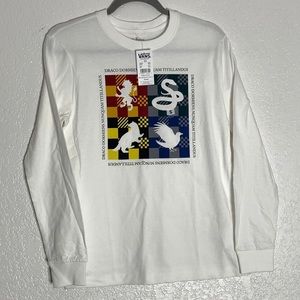 NEW Womens Vans Harry Potter Hogwarts Long Sleeve
